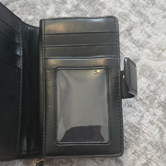 Coach Black and Brown Signature Wallet - Picture 5 of 6